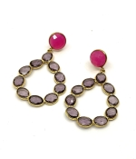 Boucles en Amethyste